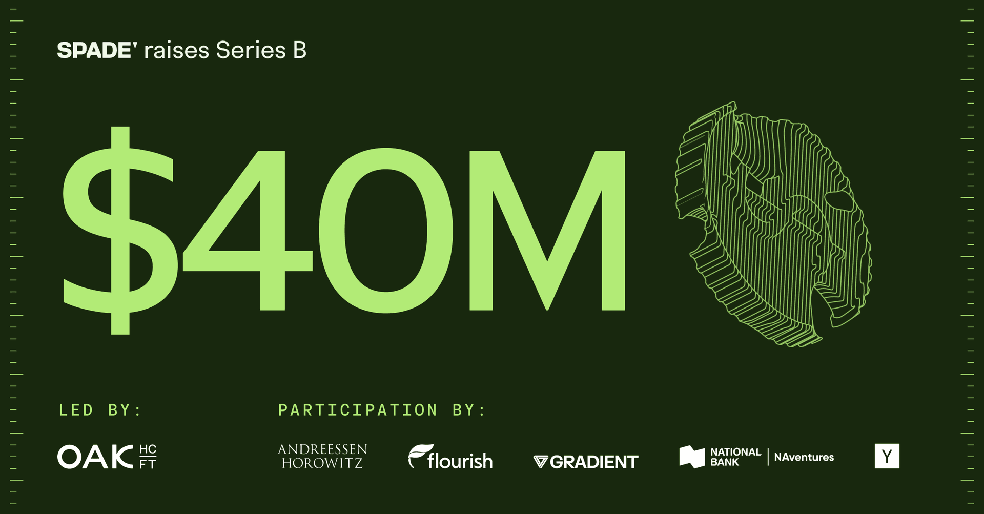 Spade LinkedIn Series B Announcement 1